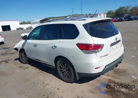 2014 Nissan Pathfinder Sl из США, поврежденный, VIN 5N1AR2MM6EC701937